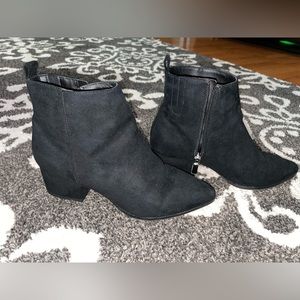black womens booties